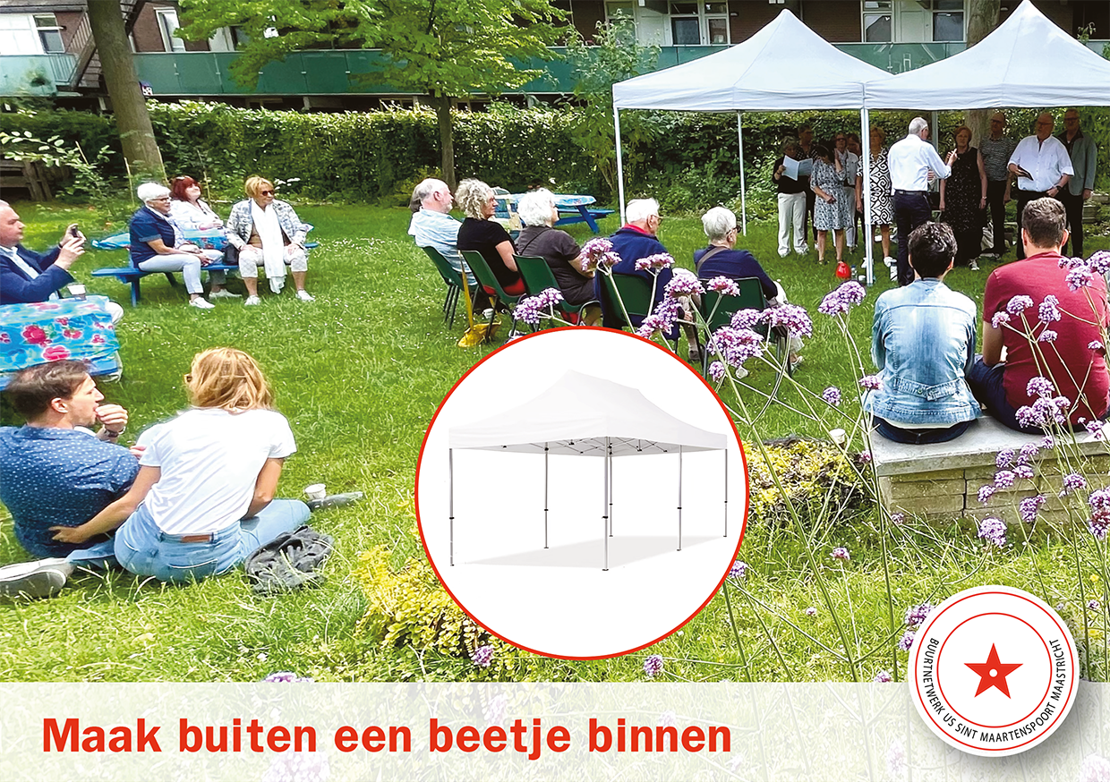 Maak buiten een beetje binnen